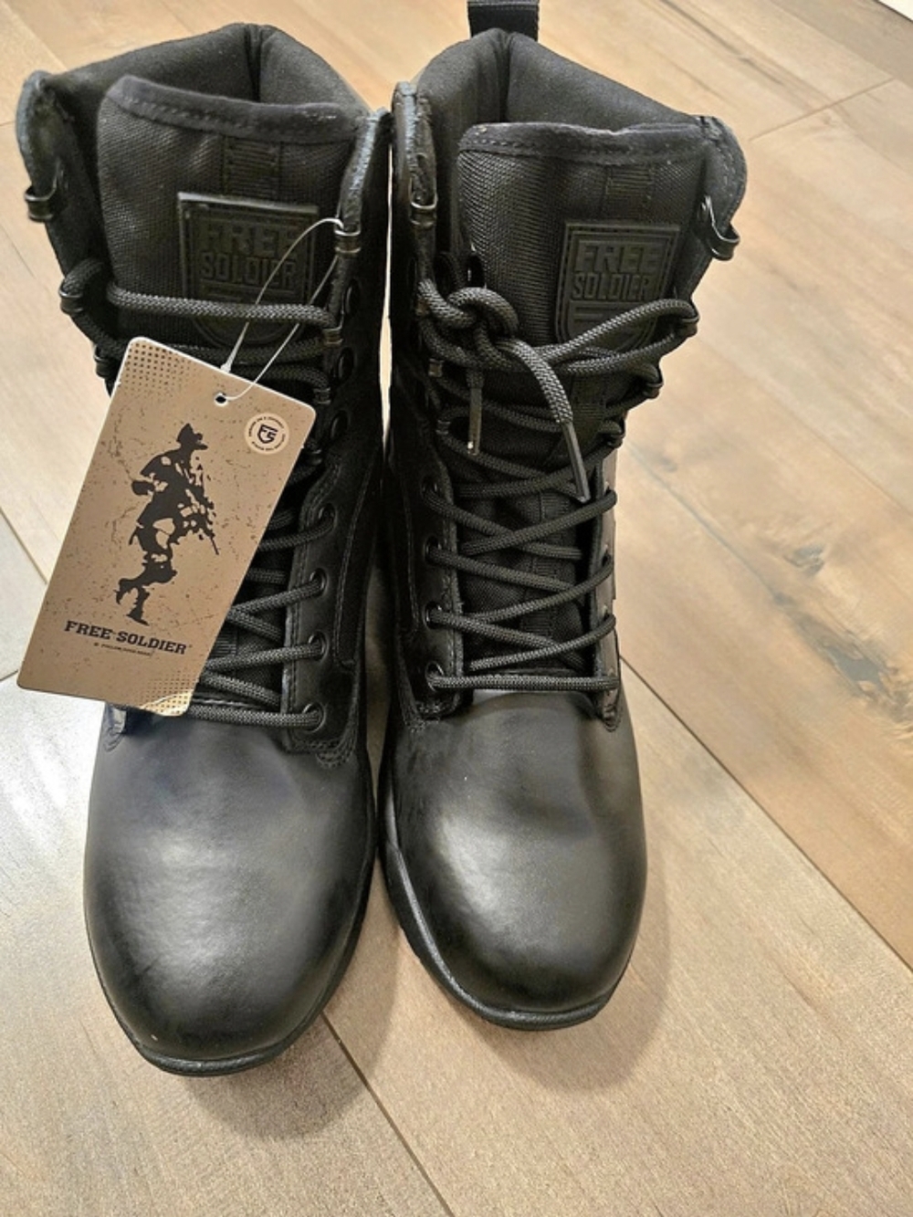 Free Soldier Tactical Boots Black US 7